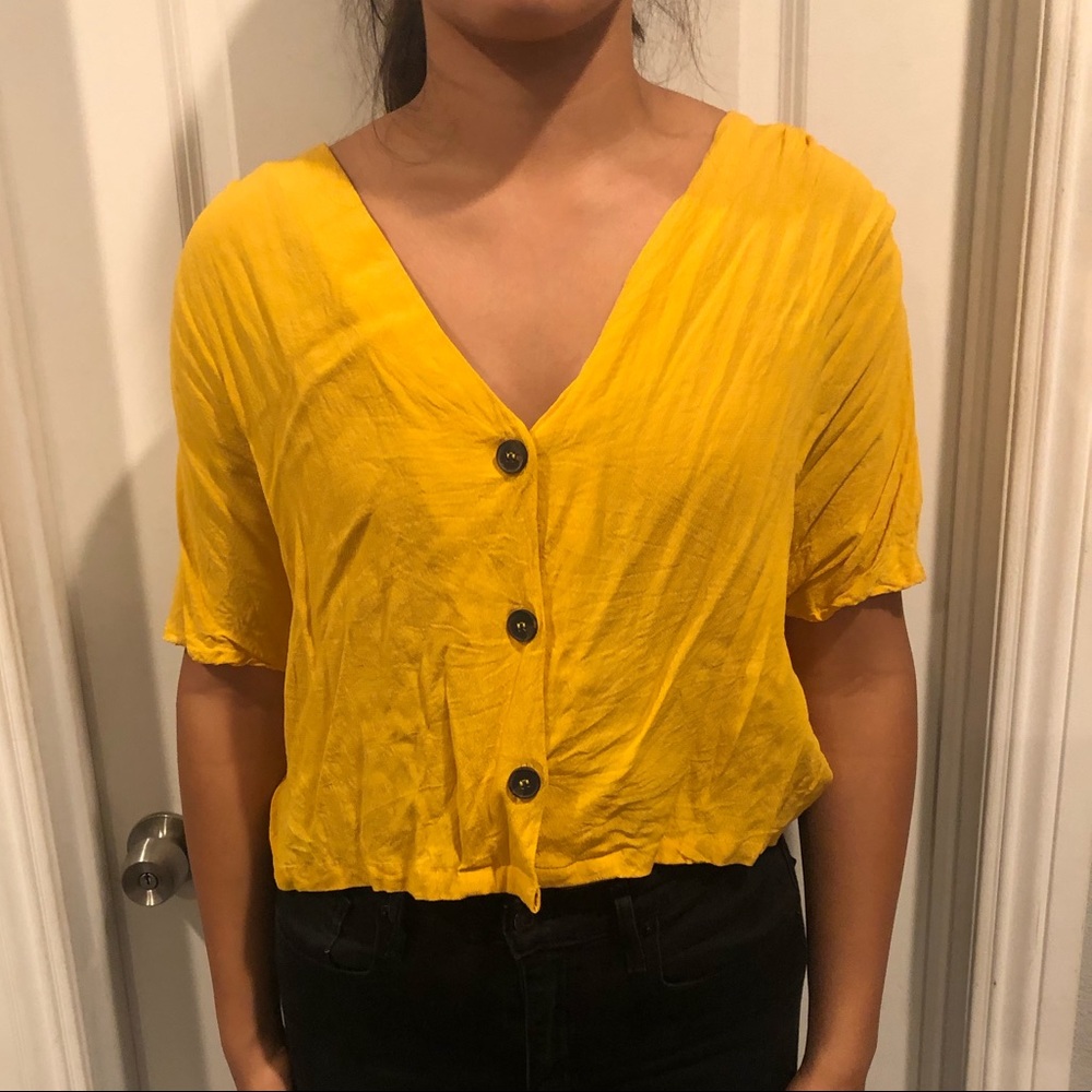 Mustard blouse